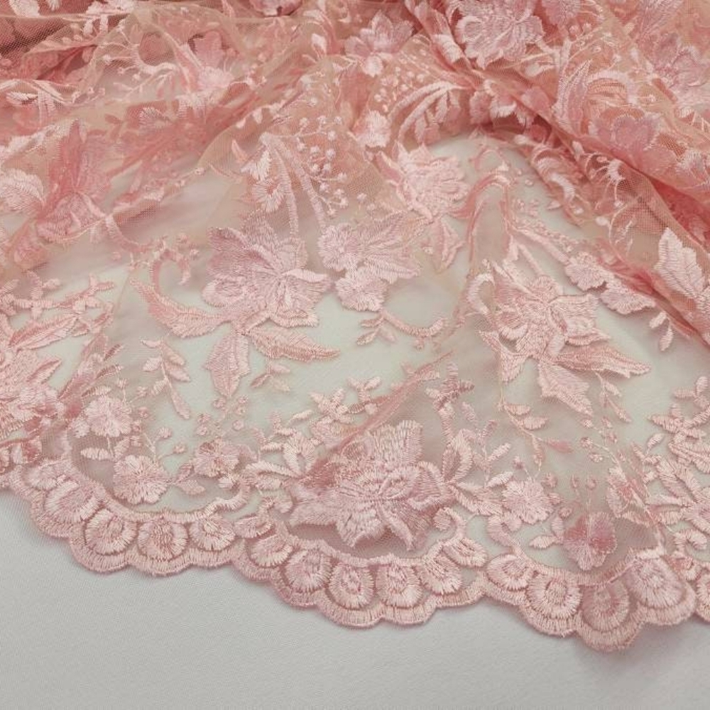 Blush Gold Lace Gatsby 20's Veil Headpiece Set - Picture 9 of 12